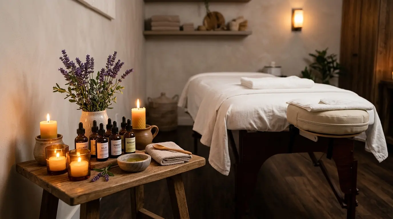 Aromatherapy oils for home massage in Dubai