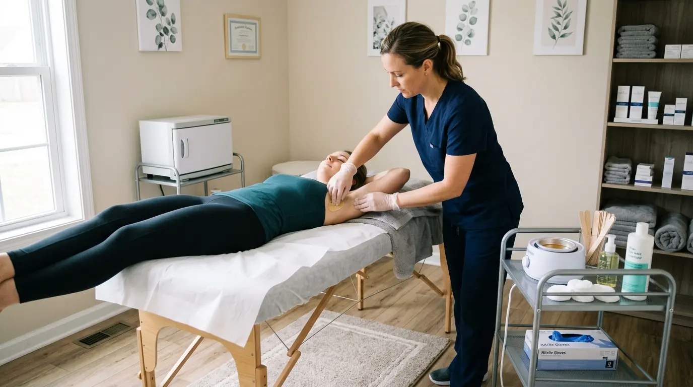 Underarm waxing at home in Dubai